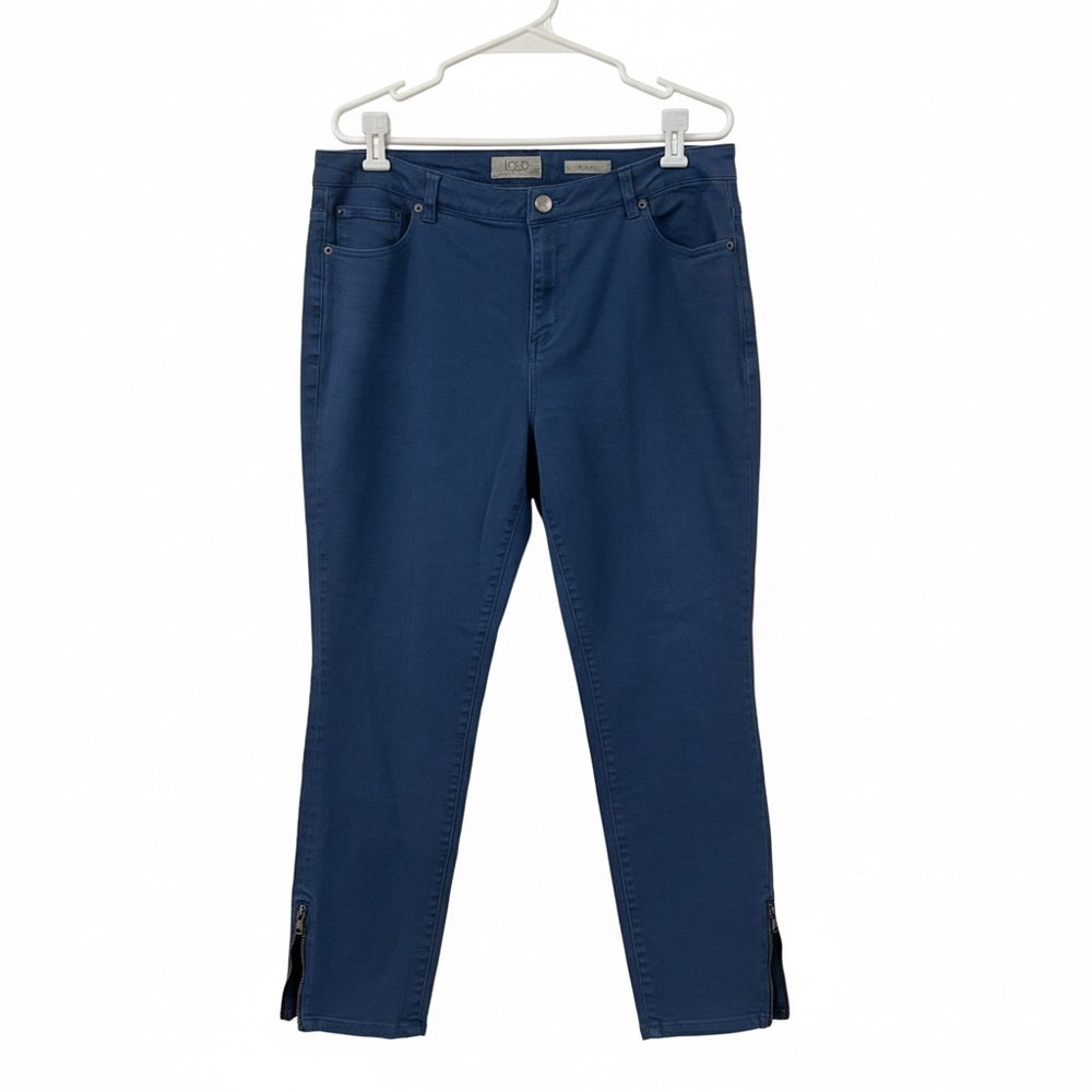 LOGO by Lori Goldstein Skinny Navy Women's Jeans